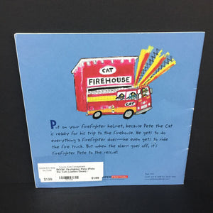 Firefighter Pete (Pete the Cat) (James Dean) -character paperback