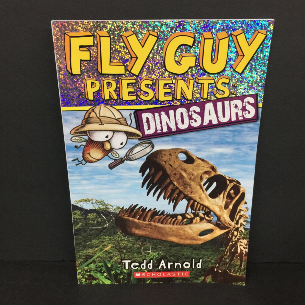 Fly Guy Presents Dinosaurs (Scholastic Reader Level 2) (Tedd Arnold) -educational character reader