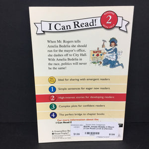 Amelia Bedelia 4 Mayor (I Can Read Level 2) (Herman Parish) -character reader paperback