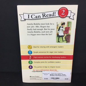 Come Back, Amelia Bedelia (I Can Read Level 2) (Peggy Parish) -character reader paperback