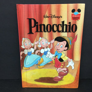 Walt Disney's Pinocchio (Disney's Wonderful World of Reading) -character reader hardcover