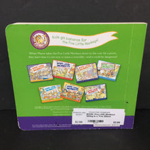 Load image into Gallery viewer, Five Little Monkeys Sitting in a Tree (Eileen Christelow) -character board
