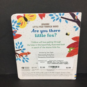 Are You There Little Fox? (Usborne) (Sam Taplin) -board