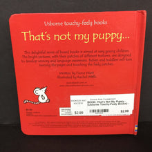 Load image into Gallery viewer, That&#39;s Not My Puppy... (Usborne Touchy-Feely Books) -touch &amp; feel board

