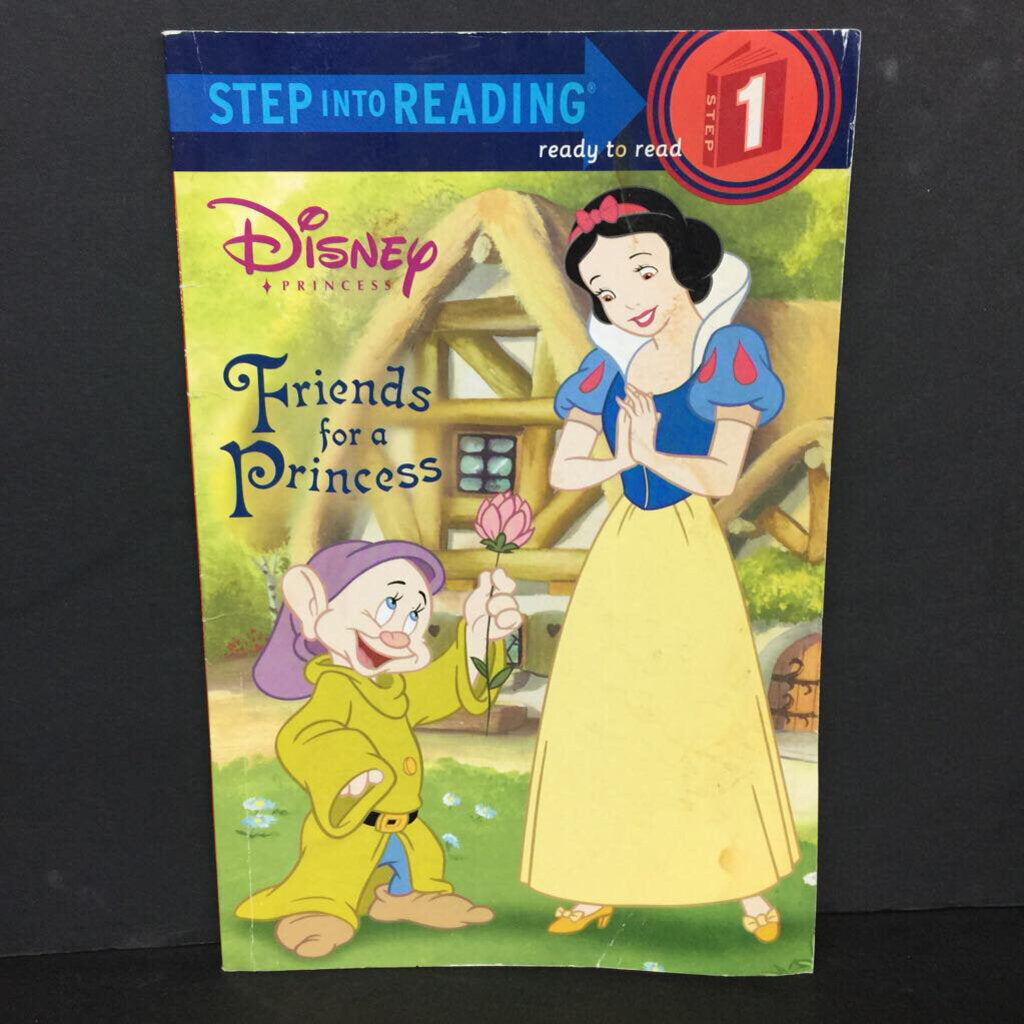Friends for a Princess (Disney Princess) (Step Into Reading Level 1) (Melissa Lagonegro) -character reader paperback