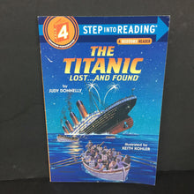 Load image into Gallery viewer, The Titanic: Lost...and Found (Step Into Reading Level 4: A History Reader) (Judy Donnelly) -educational reader paperback
