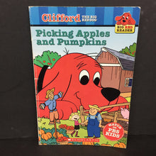 Load image into Gallery viewer, Picking Apples and Pumpkins (Clifford Big Red Readers) (Liz Mills) -character reader paperback
