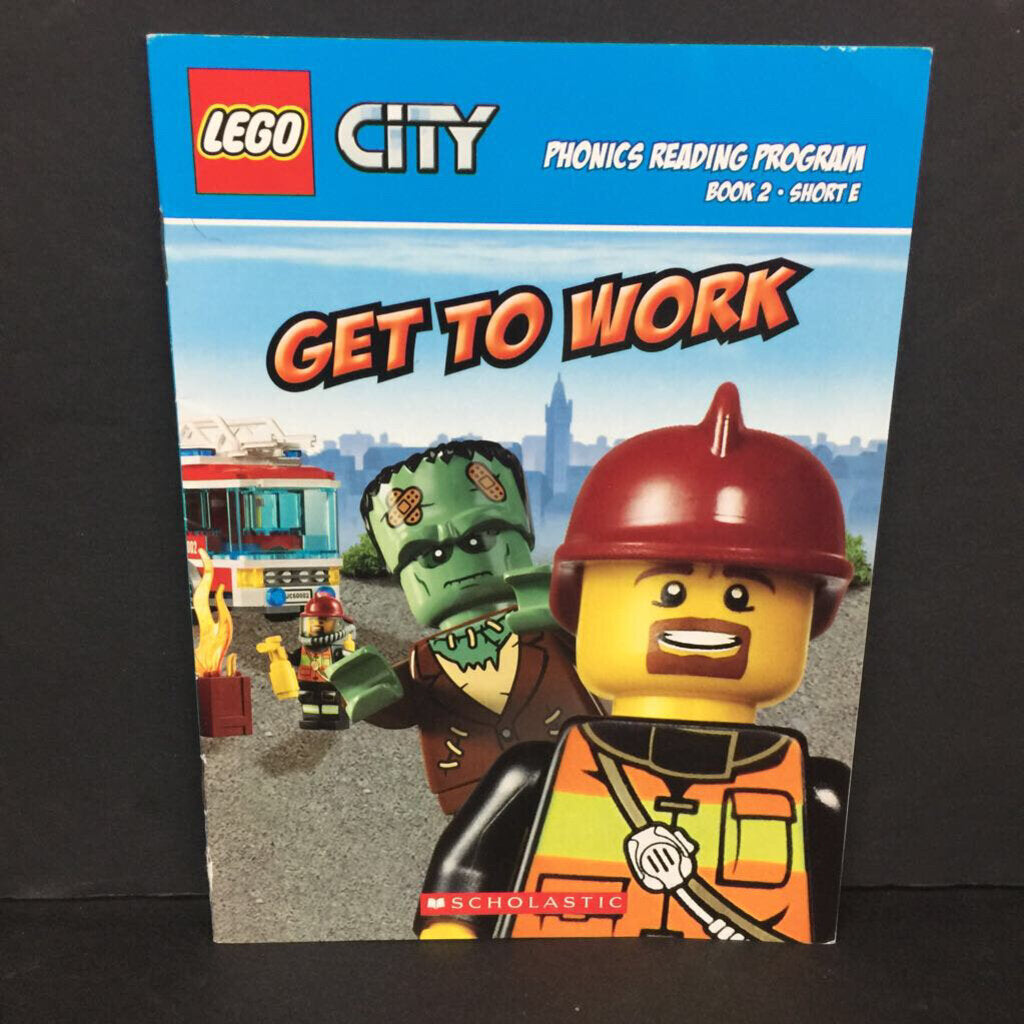 Get to Work (LEGO City) -character reader paperback