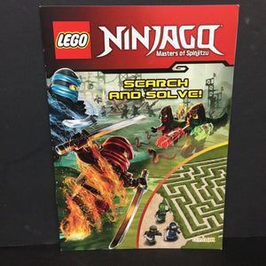 Search and Solve! (LEGO Ninjago: Masters of Spinjitzu) -character activity paperback