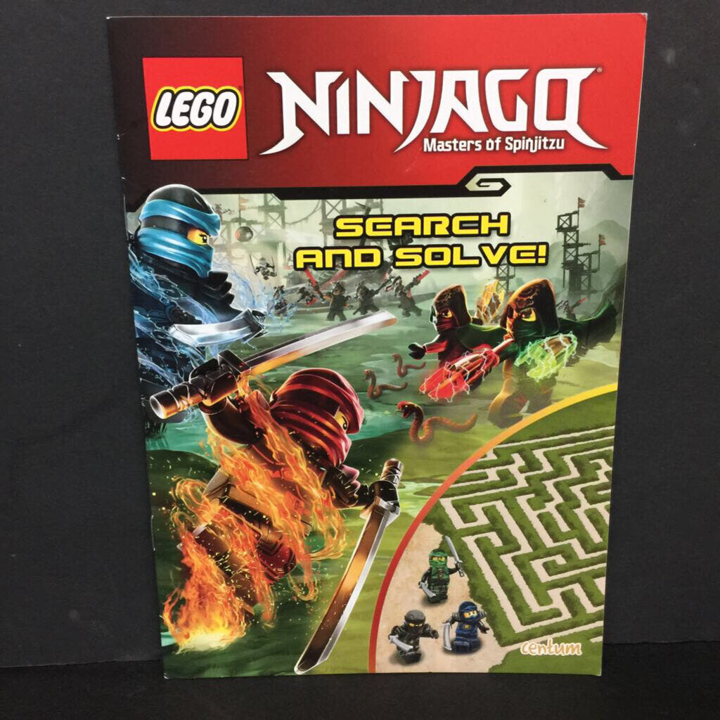 Search and Solve! (LEGO Ninjago: Masters of Spinjitzu) -character activity paperback