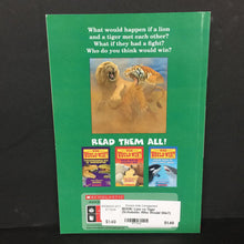 Load image into Gallery viewer, Lion vs Tiger (Scholastic Who Would Win?) (Jerry Pallotta) (Mammals) -educational reader paperback
