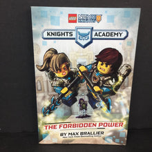 Load image into Gallery viewer, The Forbidden Power (LEGO Nexo Knights Knights Academy) (Max Brallier) -character series paperback
