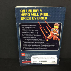 The Lego Movie Junior Novel (Kate Howard) -character novelization chapter paperback