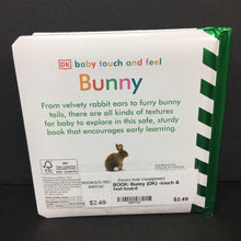 Load image into Gallery viewer, Bunny (DK Baby) -touch &amp; feel board
