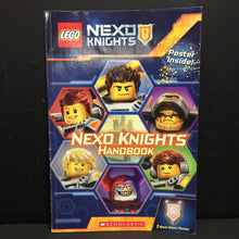 Load image into Gallery viewer, Nexo Knights Handbook (LEGO Nexo Knights) (Tracey West) -character paperback
