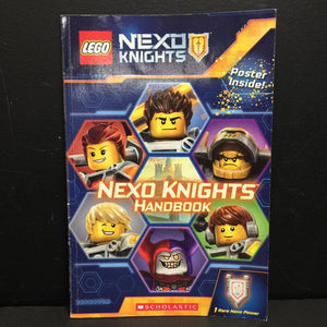 Nexo Knights Handbook (LEGO Nexo Knights) (Tracey West) -character paperback