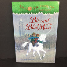 Load image into Gallery viewer, Blizzard of the Blue Moon (Magic Tree House: A Merlin Mission) (Mary Pope Osborne) (Sparkly Cover) -series paperback
