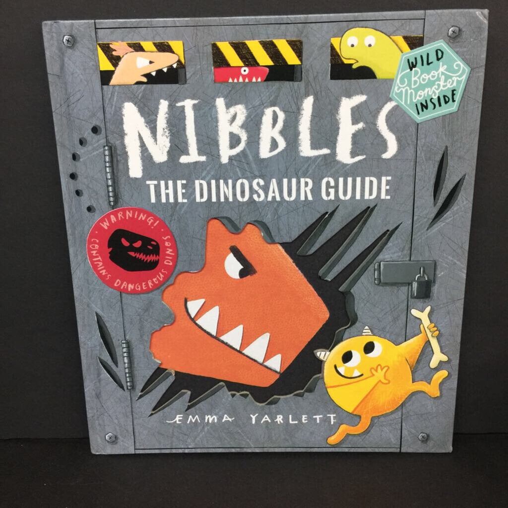 Nibbles: The Dinosaur Guide (Emma Yarlett) (Lift-The-Flap) -hardcover