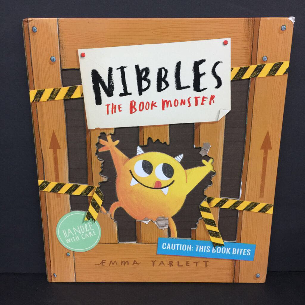 Nibbles The Book Monster (Emma Yarlett) (Lift-The-Flap) -hardcover