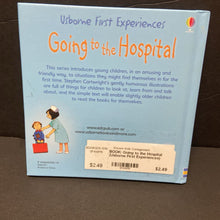 Load image into Gallery viewer, Going to the Hospital (Usborne First Experiences) (Anne Civardi) -hardcover
