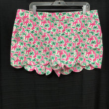 Load image into Gallery viewer, Shelby Palm-Tree Scalloped Shorts
