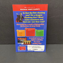 Load image into Gallery viewer, Monsters: Myth or Fact? (Scholastic Discover More Reader, Level 2) (Thea Feldman) -educational reader paperback
