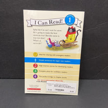 Load image into Gallery viewer, Splat the Cat: Blow, Snow, Blow (I Can Read Level 1) (Rob Scotton) -character reader paperback
