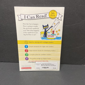 Pete The Cat: Pete's Big Lunch (My First I Can Read) (James Dean) -character reader paperback