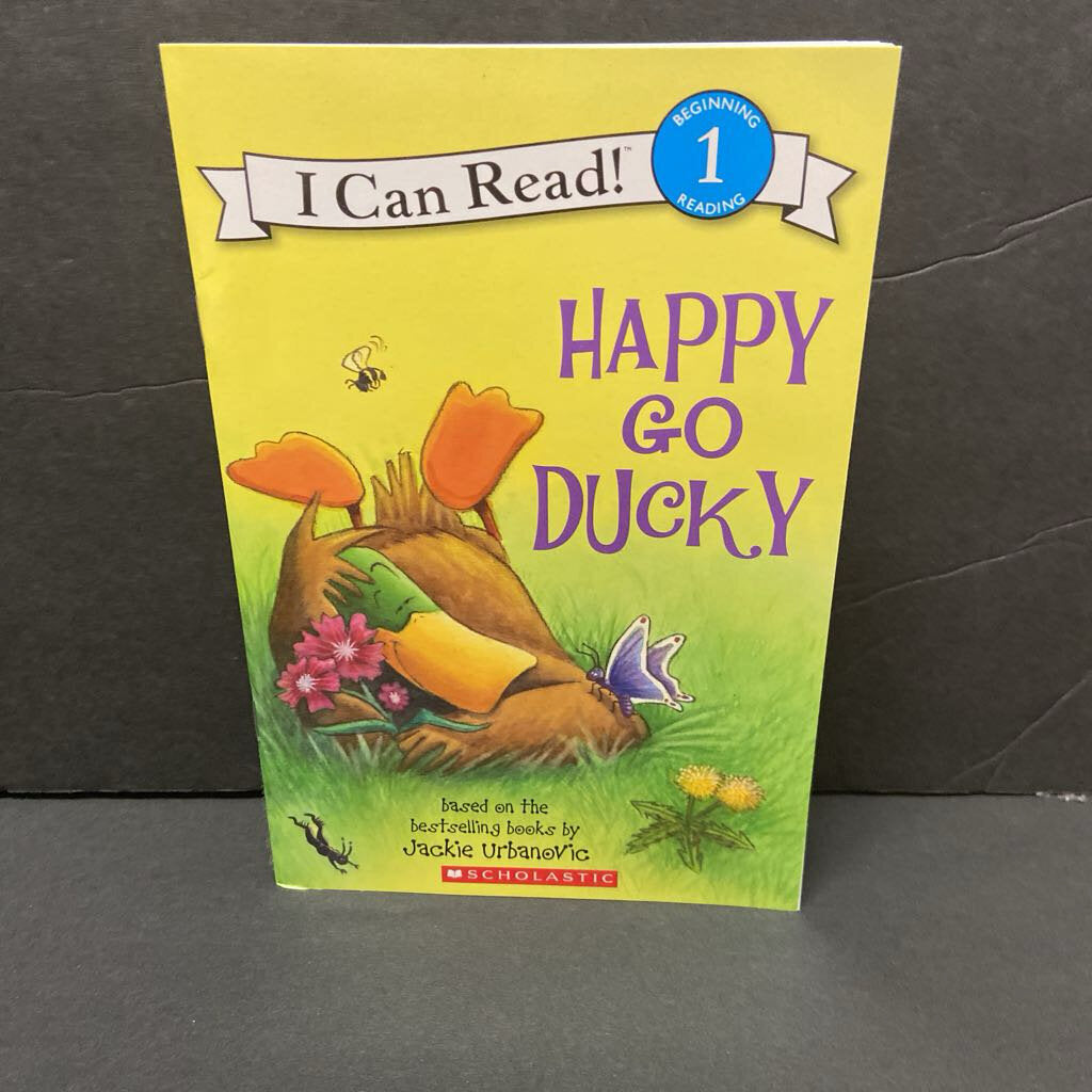 Happy Go Ducky (I Can Read Level 1) (Jackie Urbanovic) -character reader paperback