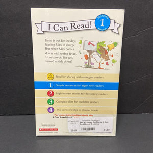 Happy Go Ducky (I Can Read Level 1) (Jackie Urbanovic) -character reader paperback