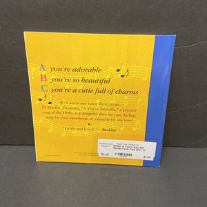 A You're Adorable (Buddy Kaye, Fred Wise, & Sidney Lippman) -paperback