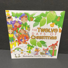 Load image into Gallery viewer, The Twelve Days of Christmas (Kim Mitzo Thompson) (Season: Winter, Holiday: Christmas) -paperback
