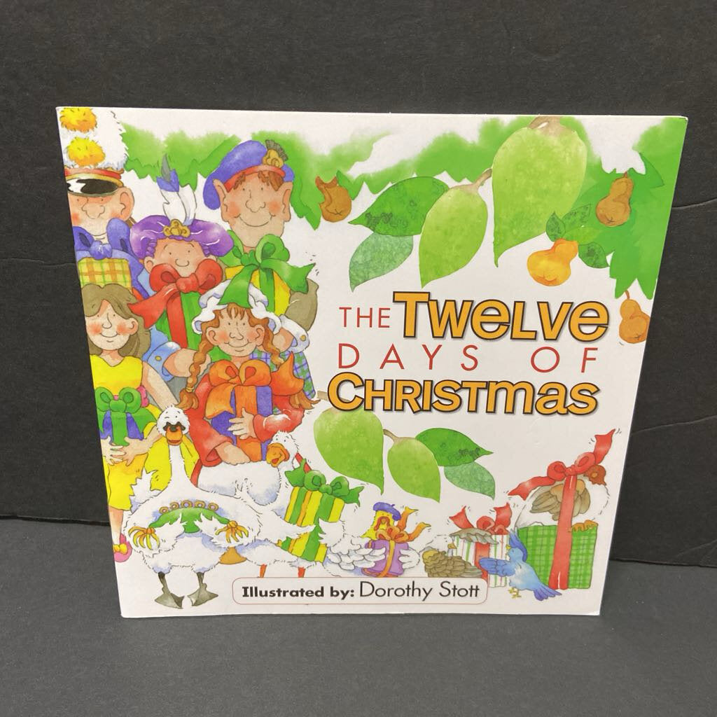 The Twelve Days of Christmas (Kim Mitzo Thompson) (Season: Winter, Holiday: Christmas) -paperback