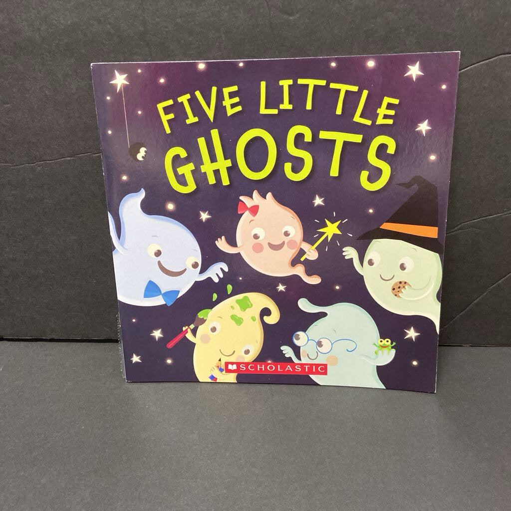 Five Little Ghosts (Patricia Hegarty) (Season: Fall, Holiday: Halloween) -paperback