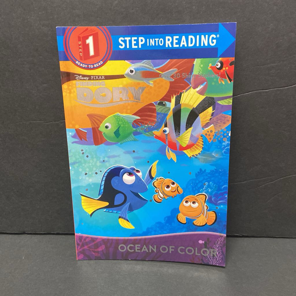 Ocean of Color (Step Into Reading Level 1) (Disney Finding Dory) -character reader paperback