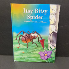 Load image into Gallery viewer, Itsy Bitsy Spider and Other Best-Loved Rhymes (Nursery Rhymes) -hardcover
