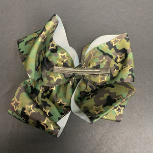 Camo Star Hairbow Clip