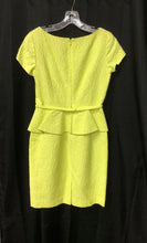 Load image into Gallery viewer, Textured Floral Flounce Embossed Peplum Dress (Rickie Freeman for Teri Jon)
