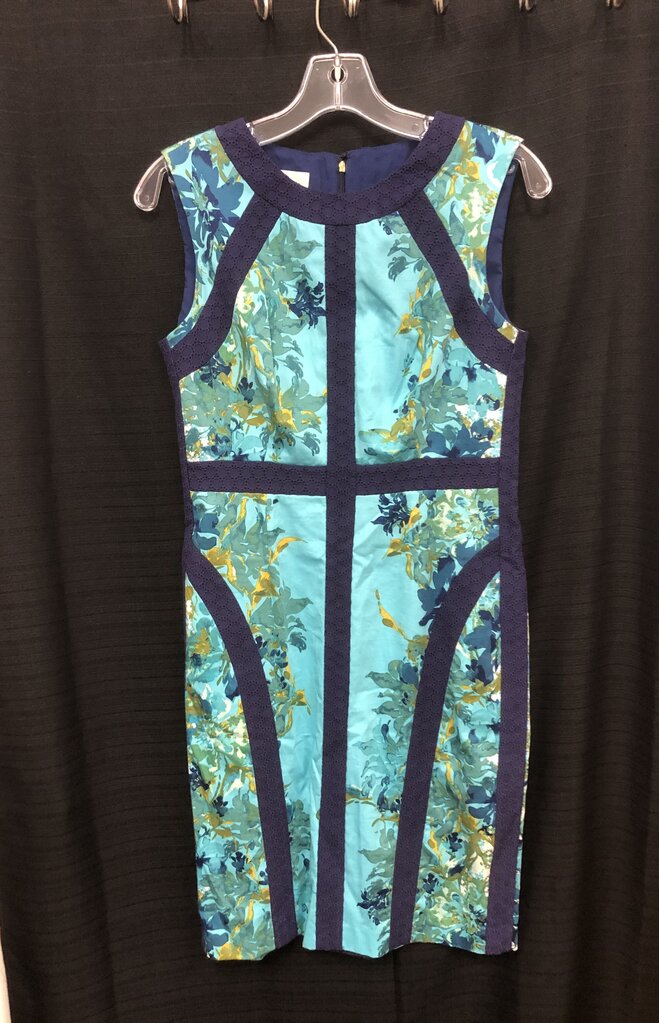 Floral Blocked Sheath Dress (Donna Morgan)