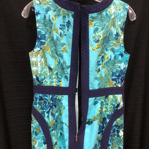 Floral Blocked Sheath Dress (Donna Morgan)