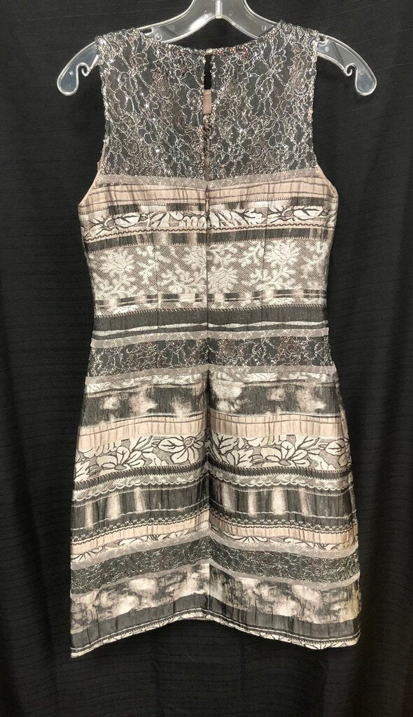 Collage Fit & Flare Cocktail Dress (Kay Unger New York)