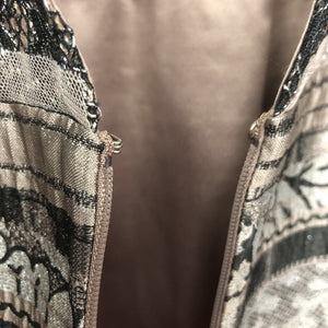 Collage Fit & Flare Cocktail Dress (Kay Unger New York)
