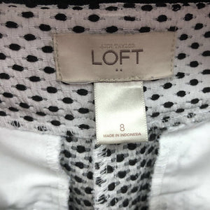 4 Inch Chino Textured Polka Dot Shorts