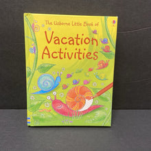 Load image into Gallery viewer, The Usborne Little Book of Vacation Activities (Ray Gibson) -activity hardcover
