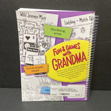Load image into Gallery viewer, Fun &amp; Games with Grandma -activity paperback
