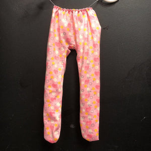 Geometric footed tights for 18" Doll