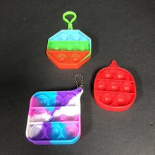 Load image into Gallery viewer, 3pk Mini Sensory Pop-It Keychains

