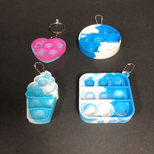 Load image into Gallery viewer, 4pk Mini Sensory Pop-It Keychains

