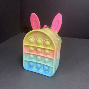 Bunny Sensory Pop-It Mini Keychain Bag