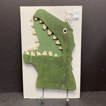 Load image into Gallery viewer, Wooden Dinosaur w/Hooks Coat Rack (NEW)
